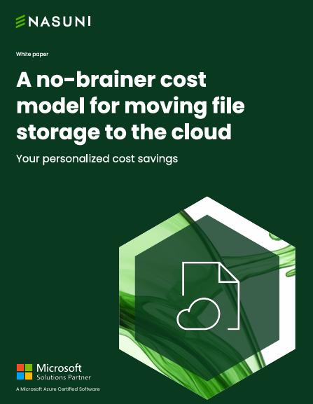 A no-brainer cost model for moving file storage to the cloud